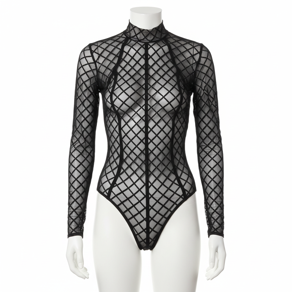 Sort mesh bodysuit