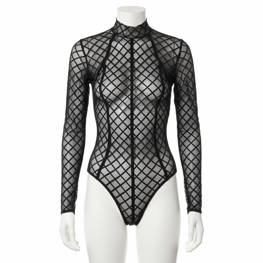 Sort mesh bodysuit